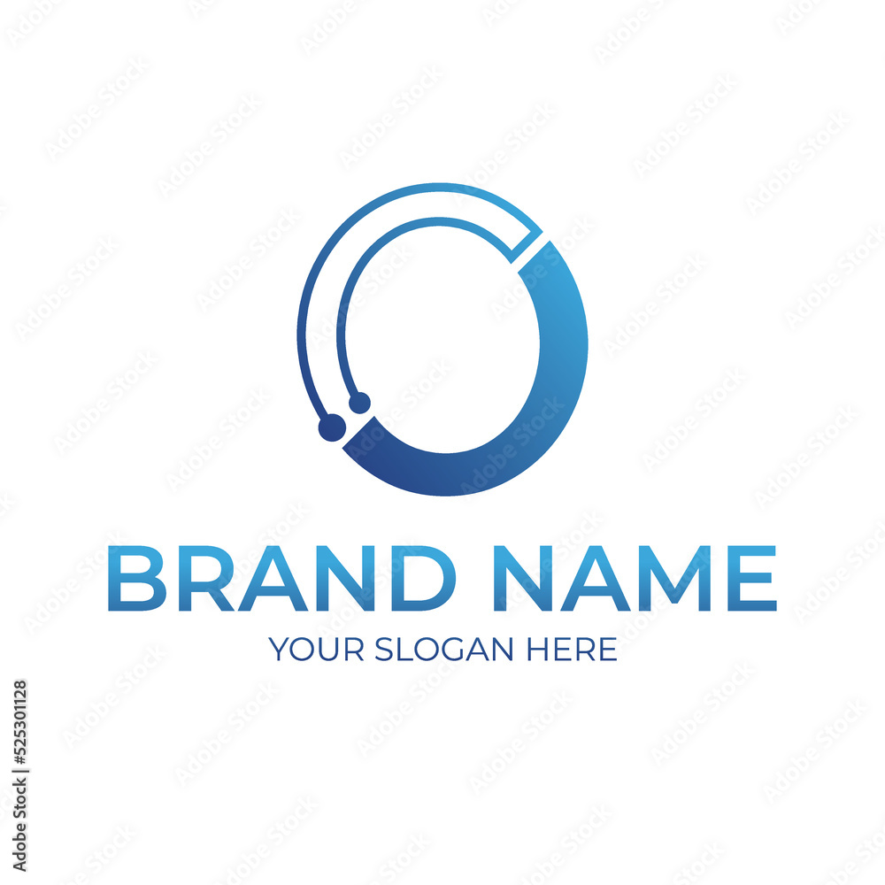o letter tech logo icon symbol design o letter tech logo icon symbol design