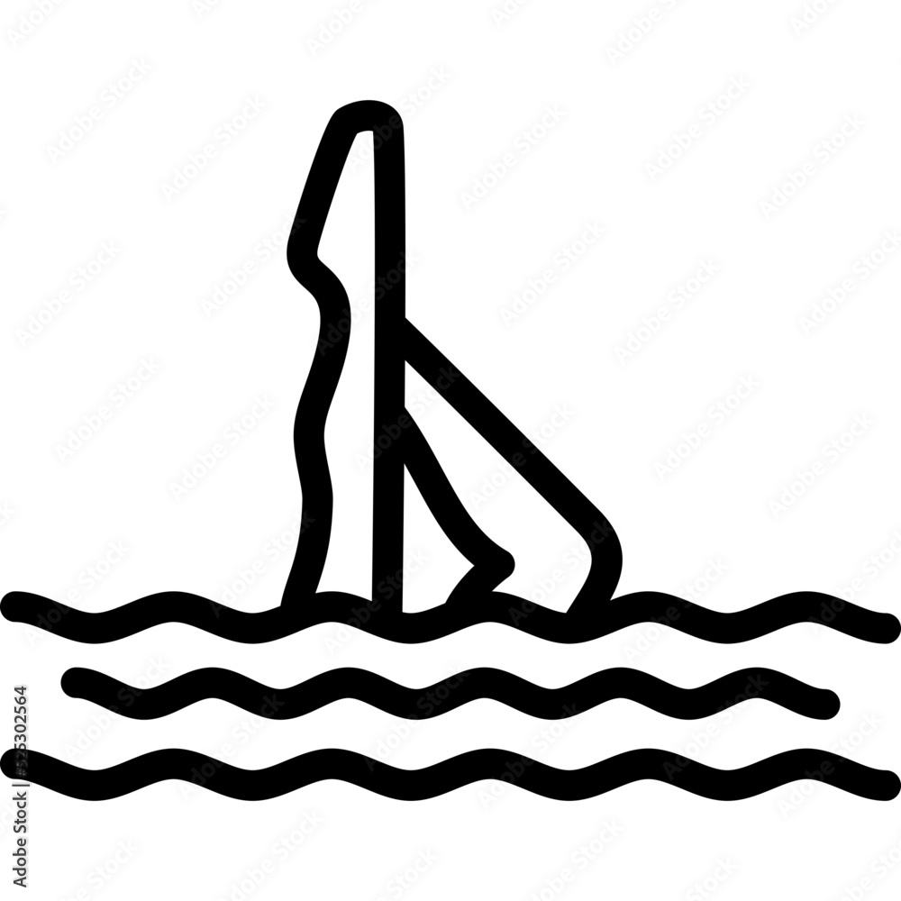 Synchronised Swimming Icon Synchronised Swimming Icon