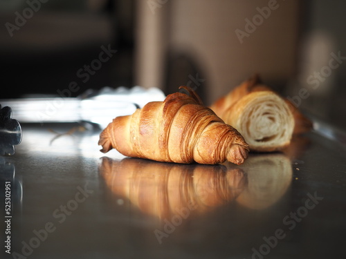 small French butter croissant