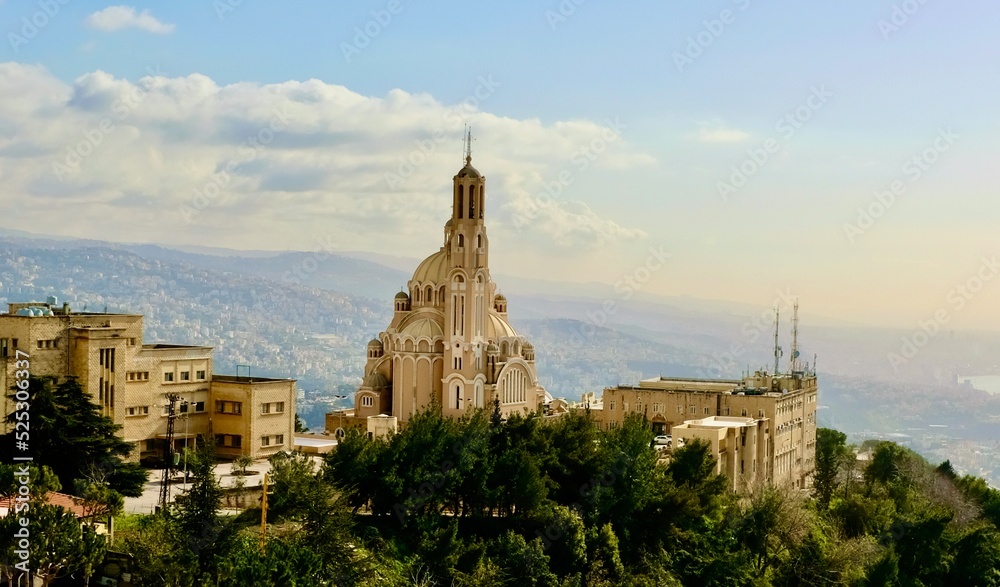 Basilika St.Paul in Harissa Libanon Basilika St.Paul in Harissa Libanon