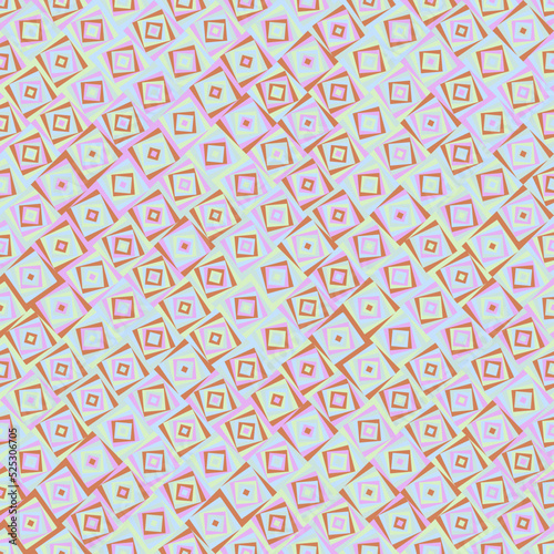 Color Rhombus tile tessellation pattern illustration