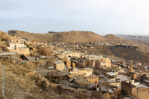 Mardin old city photo from up, Mardin Turkey 