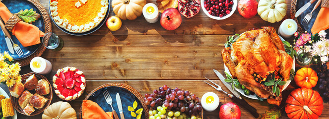 Thanksgiving celebration traditional dinner concept