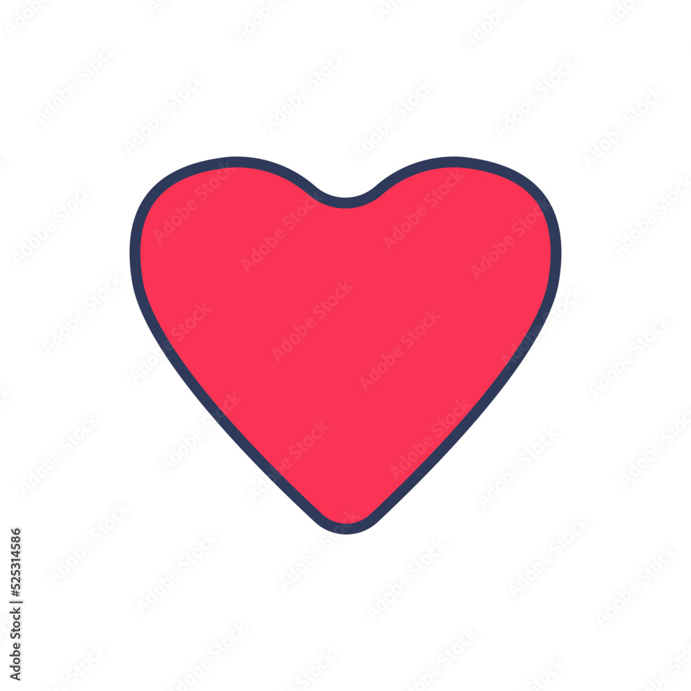 red heart