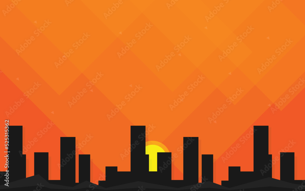Newyork City in the evening abstract background wallpaper design