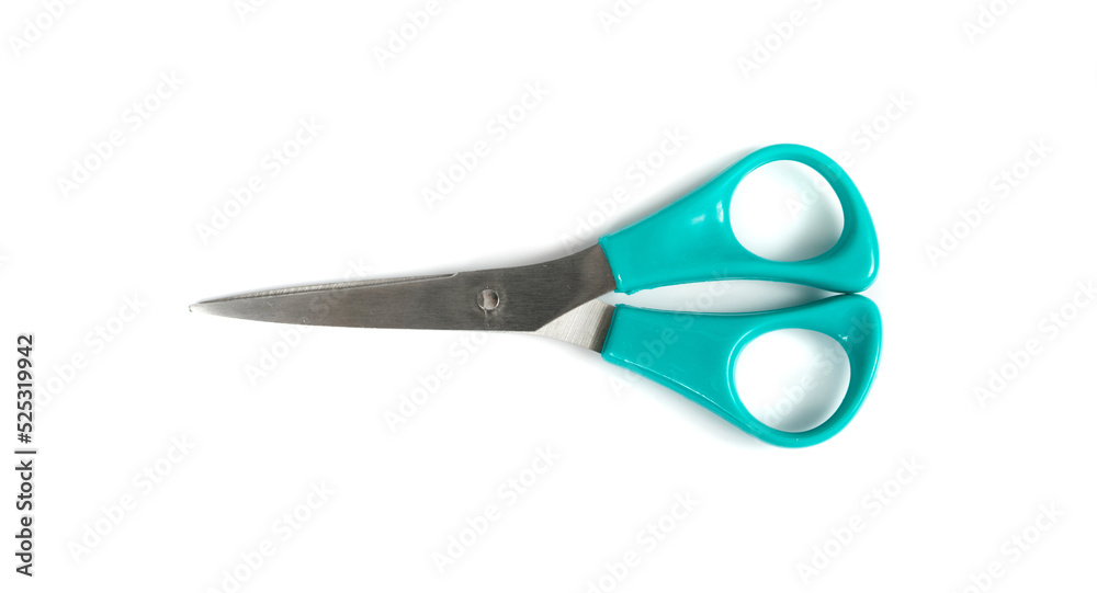 Blue Scissors Isolated Blue Scissors Isolated