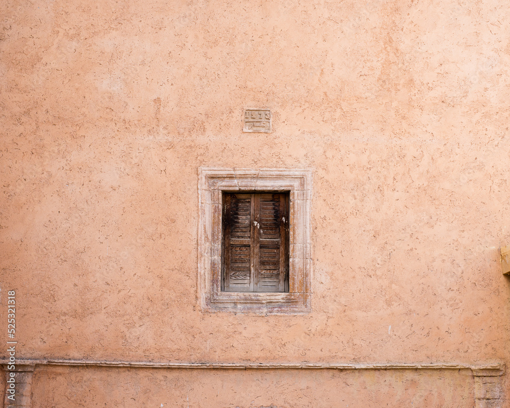 old wooden window