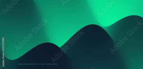Abstract wavy background with modern gradient colors. Trendy liquid design. Motion sound wave. Vector illustration for banners, flyers and presentation.