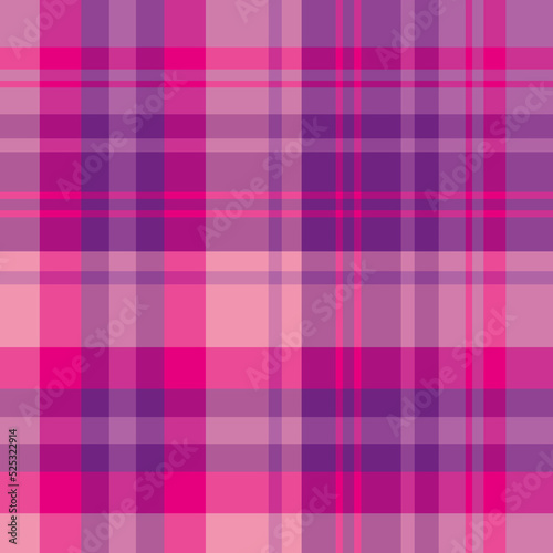Seamless pattern in simple pink and violet colors for plaid, fabric, textile, clothes, tablecloth and other things. Vector image.