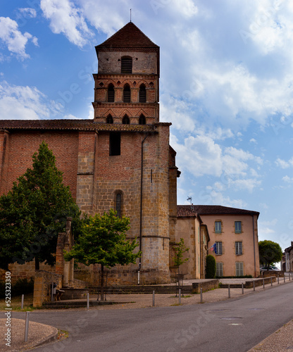The Aire Cathedral in the town of Aire sur l'Adour, New Aquitaine. France