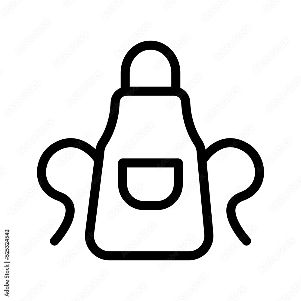 Apron icon template Apron icon template