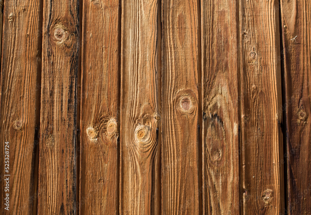 Fototapeta premium Old brown wooden wall close