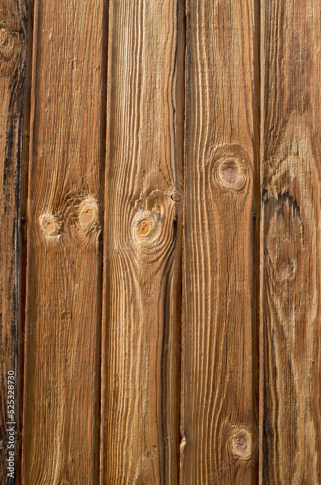 Fototapeta premium Old brown wooden wall close
