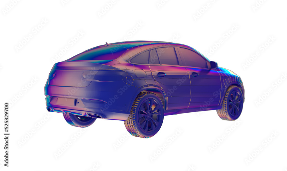 Futuristic car service, scanning and auto data analysis. Virtual car 3d Futuristic car service, scanning and auto data analysis. Virtual car 3d
