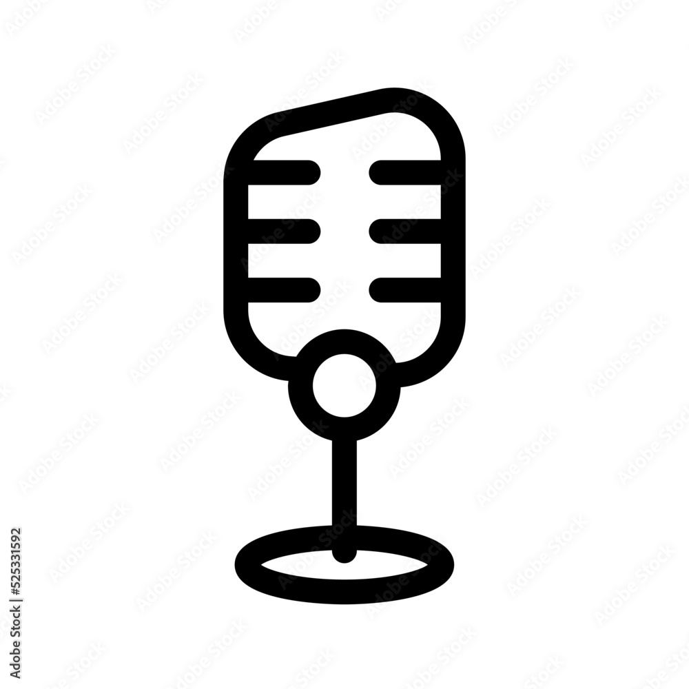 Mic icon. voice sign. microphone symbol. vector illustration Mic icon. voice sign. microphone symbol. vector illustration