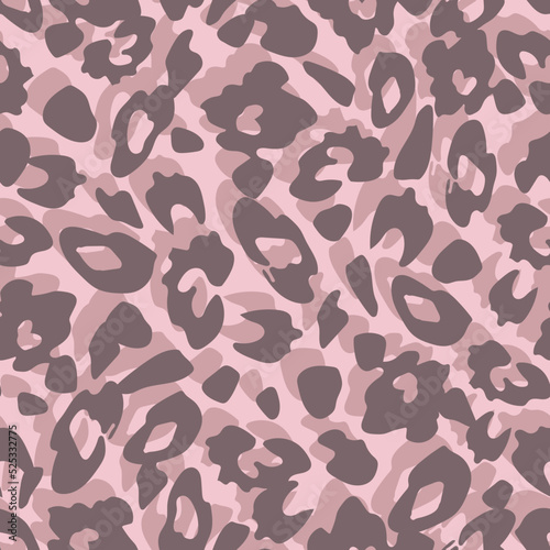 Pink leopard skin fabric pattern. Abstract animal background.