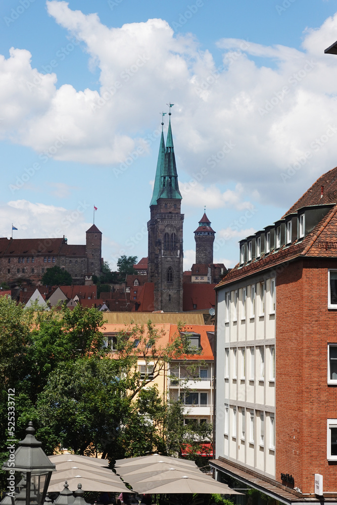 Fototapeta premium Saint Sebal cathedral in Nuremberg, Germany 