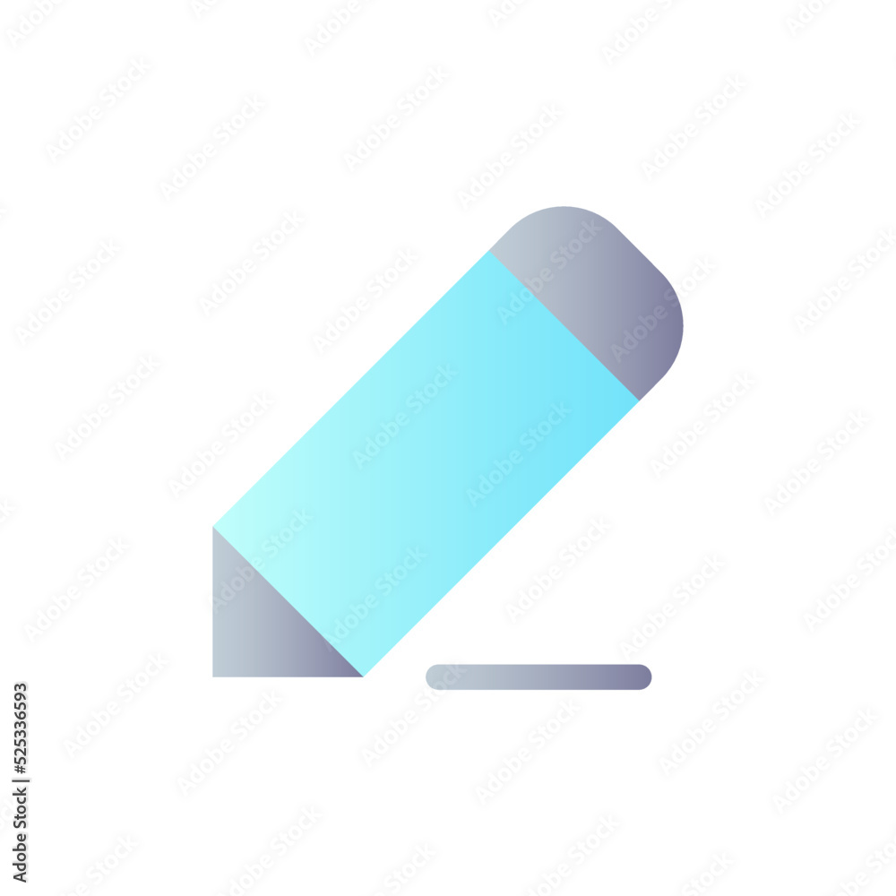 Pencil flat gradient color ui icon. Drawing lines. Photo decoration. Photography editor instrument. Simple filled pictogram. GUI, UX design for mobile application. Vector isolated RGB illustration Pencil flat gradient color ui icon. Drawing lines. Photo decoration. Photography editor instrument. Simple filled pictogram. GUI, UX design for mobile application. Vector isolated RGB illustration