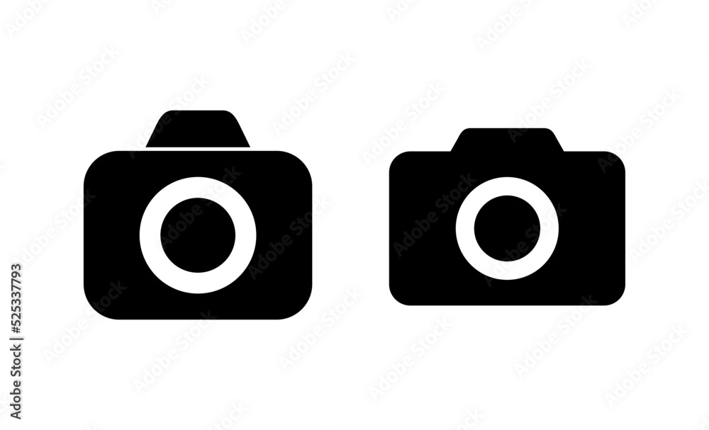 Camera icon vector. photo camera sign and symbol. photography icon. Camera icon vector. photo camera sign and symbol. photography icon.