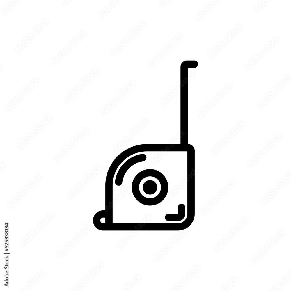 Tape,length icon eps 10 vector illustration Tape,length icon eps 10 vector illustration