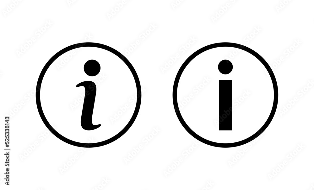 Info sign icon vector. about us sign and symbol. Faq icon Info sign icon vector. about us sign and symbol. Faq icon