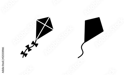 Kite icon vector. kite sign and symbol