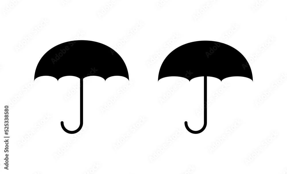 Umbrella icon vector. umbrella sign and symbol Umbrella icon vector. umbrella sign and symbol