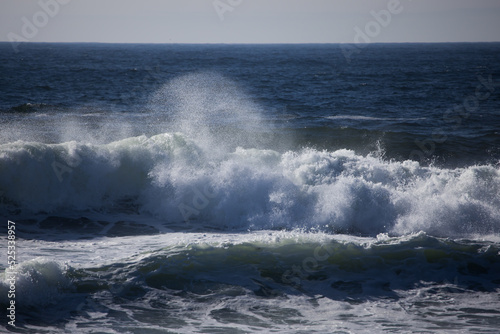 Ocean waves near the shore