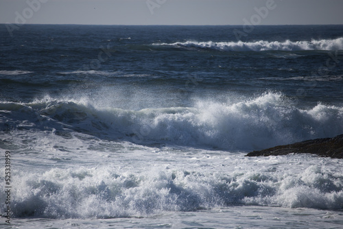 Ocean waves near the shore