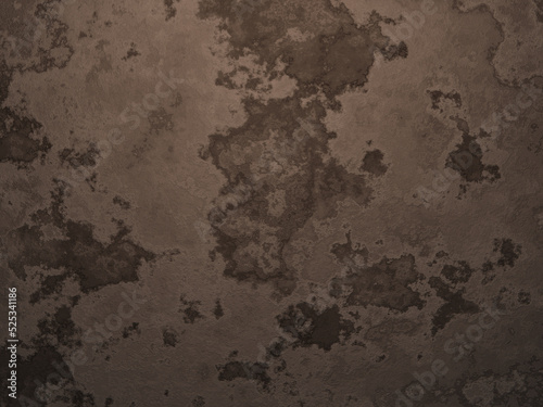 Brown soil wall background. Highly weathered rock surface texture.
