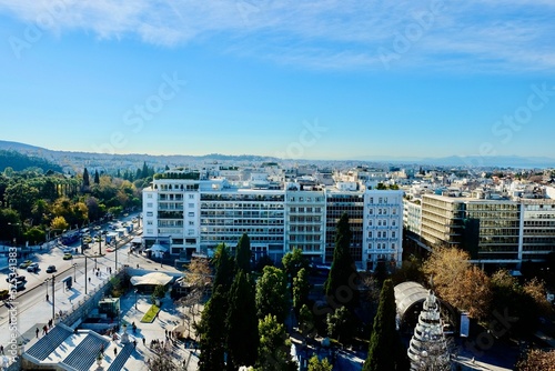 Wundersch  ner Blick   ber Athen Griechenland 