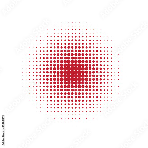 Brown Halftone Logo. Abstract Modern. Texture Dots. Dot Modern. Circle Set. Gradient Dots. Graphic Half. Effect Shape. Design Element.