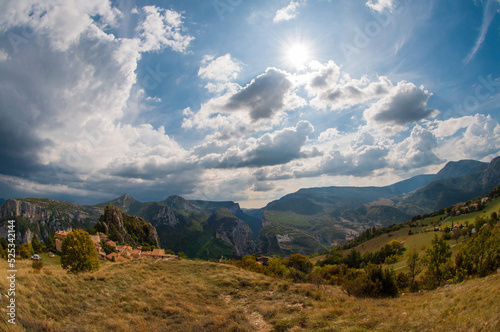 Rougon , France - Panorama Haut Verdon photo