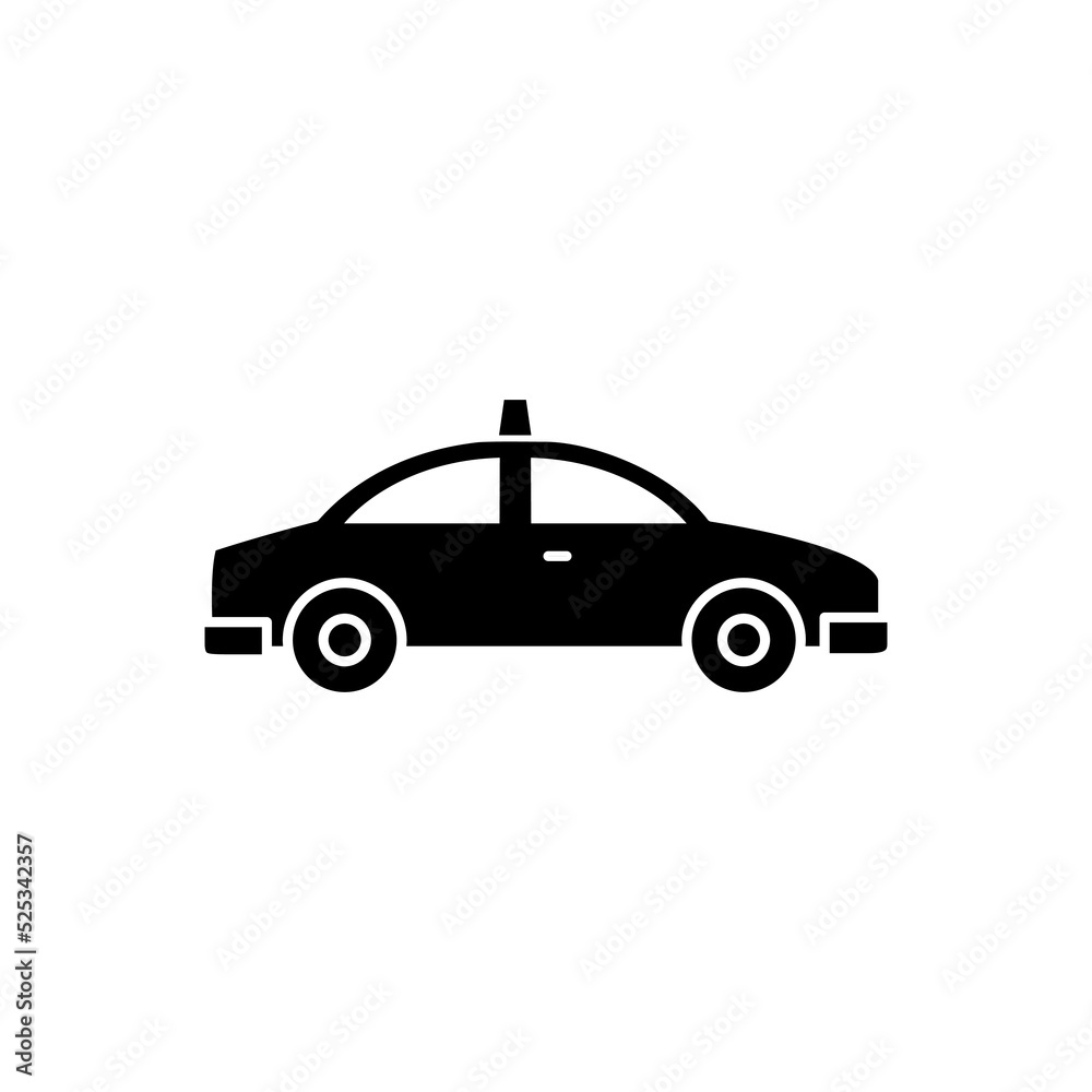 taxi icon vector illustration logo template for many purpose. Isolated on white background.