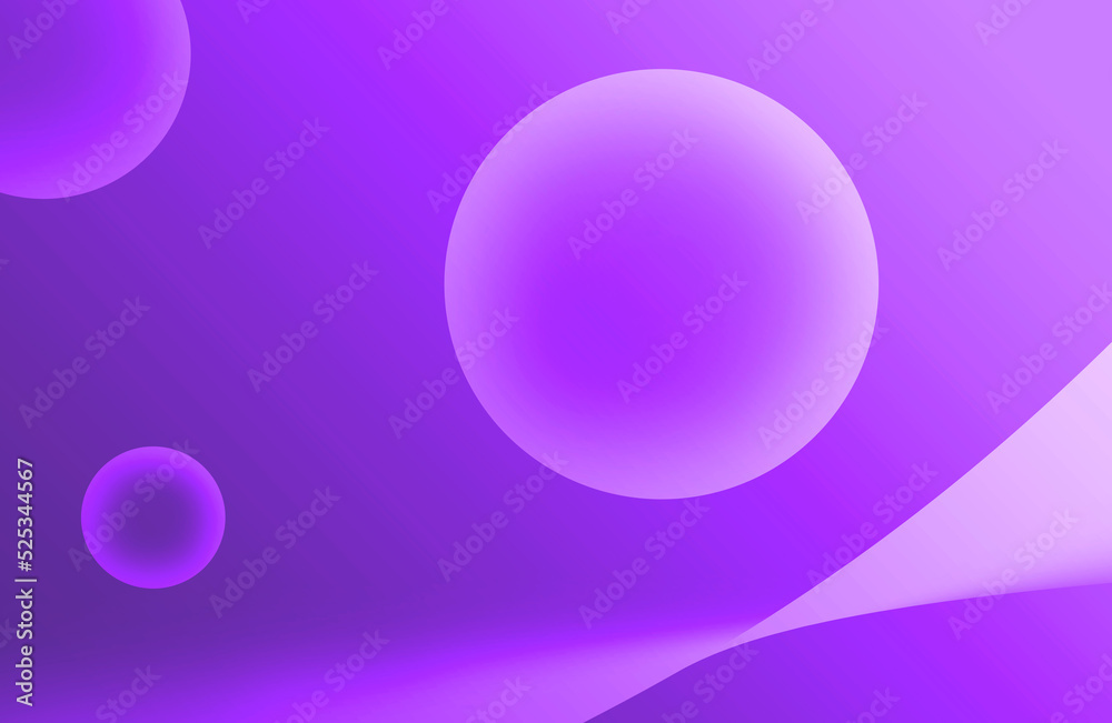 Illustration of Gradient Purple Abstract 3D Various Sized Spheres Illustration of Gradient Purple Abstract 3D Various Sized Spheres