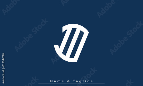 Alphabet letters Initials Monogram logo IO , OI