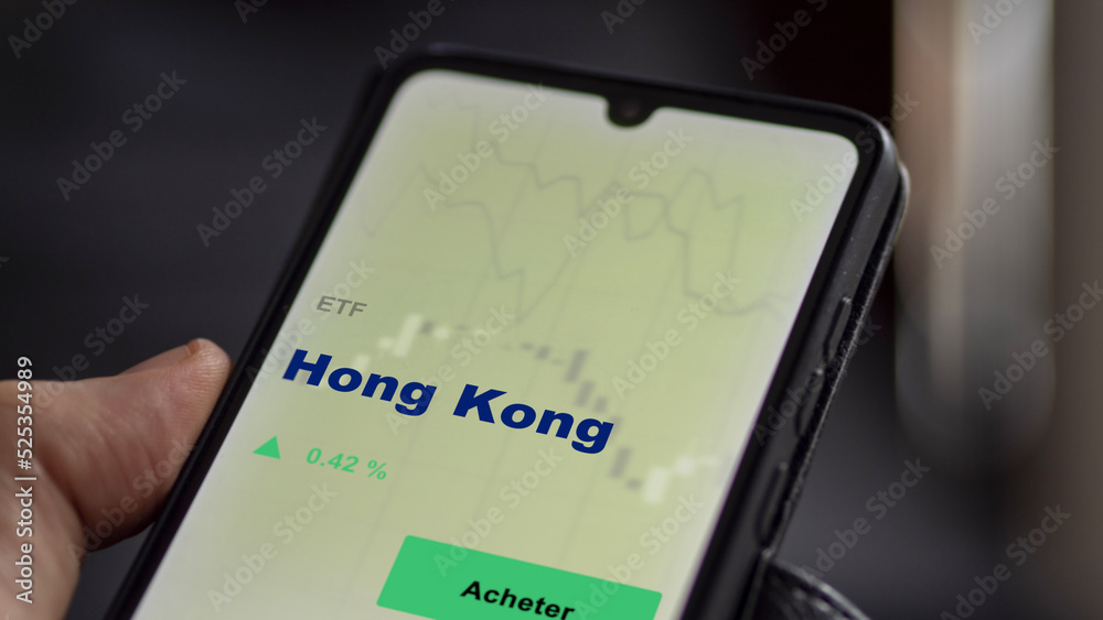 Investir dans un fonds etf hong kong HONG KONG sur un écran. Graphique, courbes, chandelles d'ETF. Investir dans un fonds etf hong kong HONG KONG sur un écran. Graphique, courbes, chandelles d'ETF.
