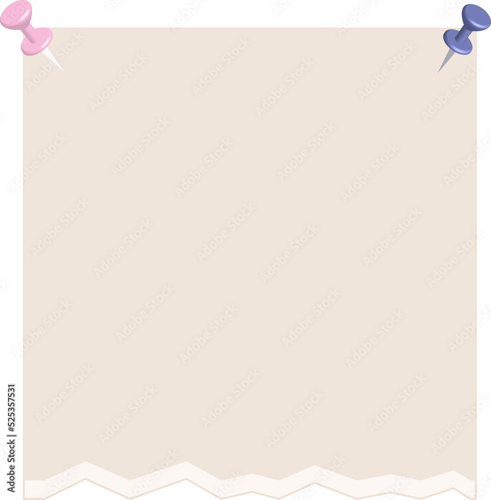 cute pastel paper planner template notes, memo, sticky notepad, reminder, journal, post, text paper decoration