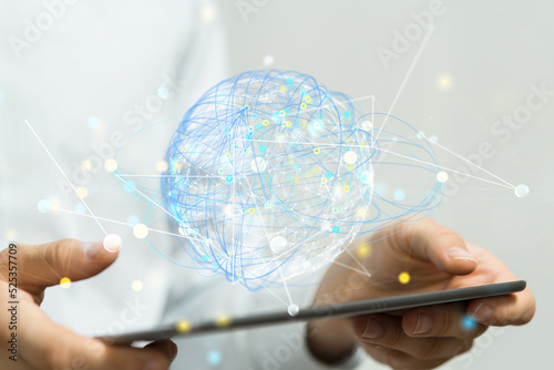 Global network. Blockchain....