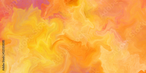 Fire flames white and pink liquid marble grunge and Luxury bright orange,red color shades watercolor background. Vivid liquid aquarelle paint paper texture canvas element for retro text design.