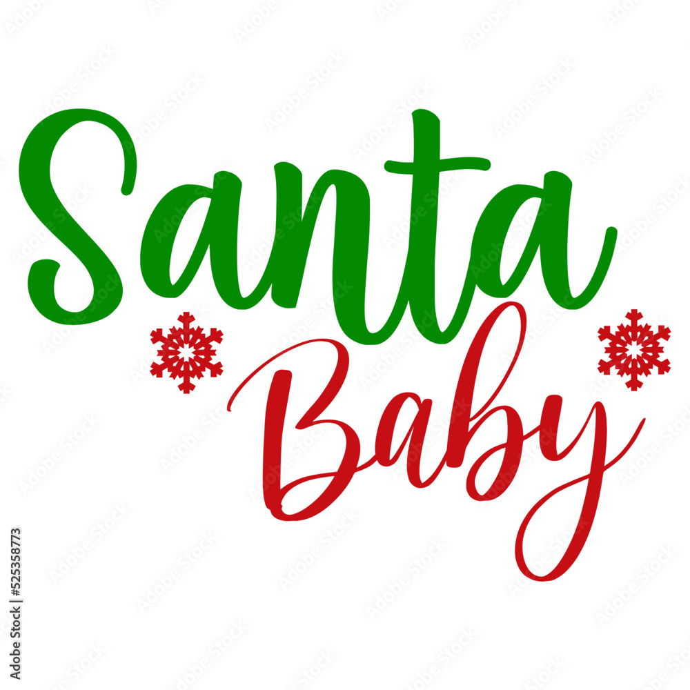 Fototapeta premium Santa Baby