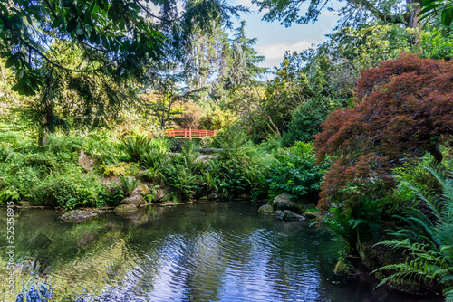 Red Garden Walking Bridge 5