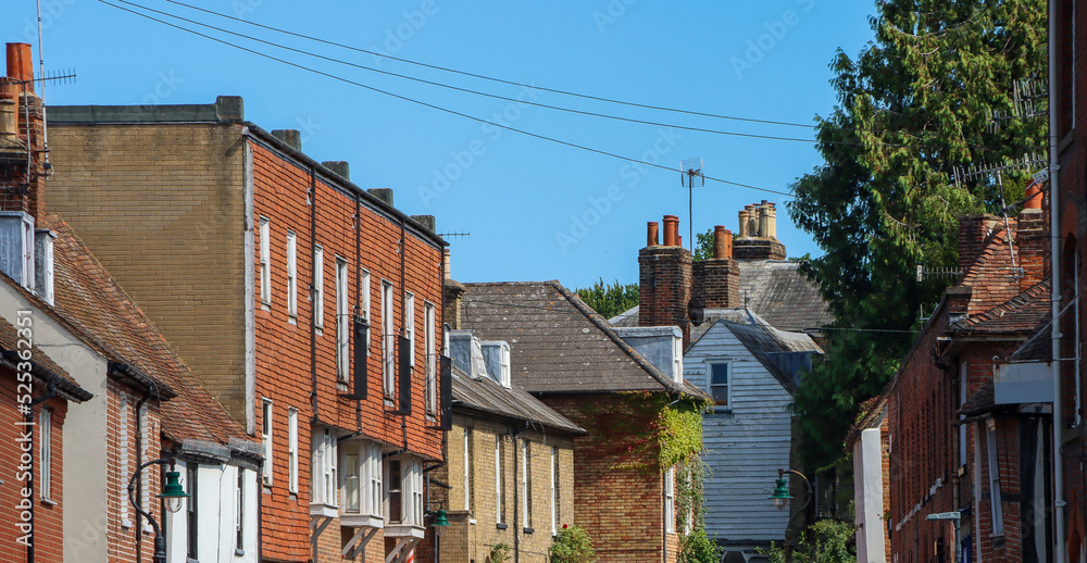 Houses on the street