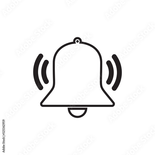 bell icon vector symbol illustration