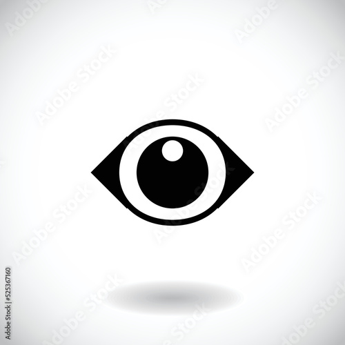Eye logo vision abstract logo design vector template. optics clinic research logotype concept icon
