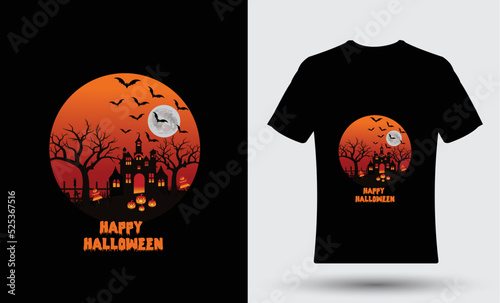 Vampire scary Halloween t shirt design 13