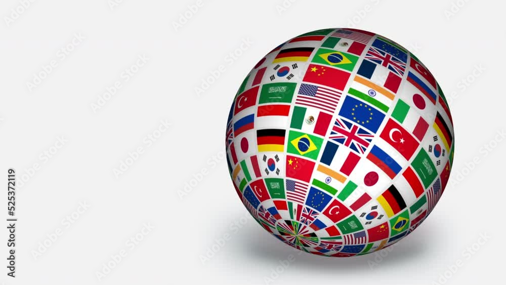 globe sphere earth flag animation international globe sphere earth flag animation international