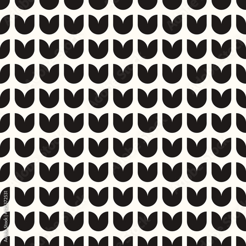 Vector Geometric Abstract Seamless Monochrome Pattern Texture Repeating Background