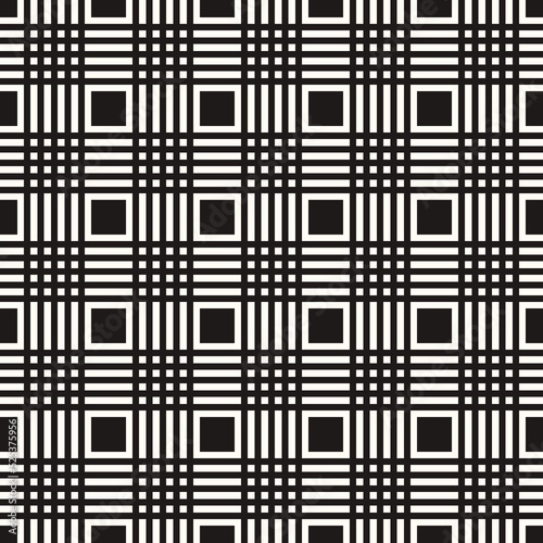 Vector Geometric Abstract Seamless Monochrome Pattern Texture Repeating Background