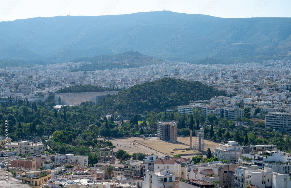 Beautiful views of Athens
